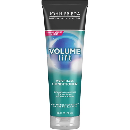  John Frieda Volume Lift Lightweight Conditioner for Natural Fullness, Safe for Colour-Treated Hair, Volumizing Conditioner for Fine or Flat Hair, 8.45 Ounces