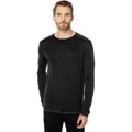 John Varvatos Long Sleeve Crew Neck in Acid Wash Y1833U4B