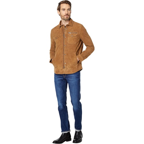  John Varvatos Shilo Light Suede Jacket L1227V1B