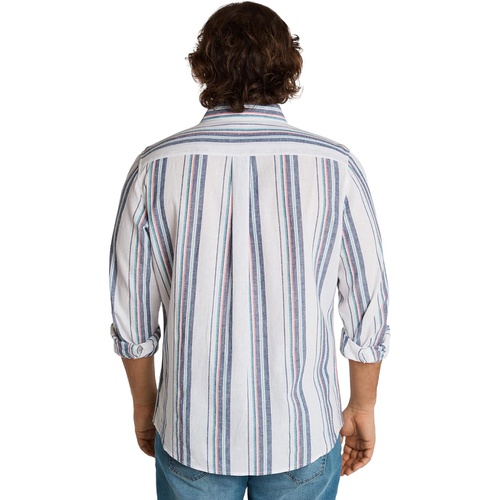  Johnny Bigg Big & Tall Madrid Stripe Linen Shirt