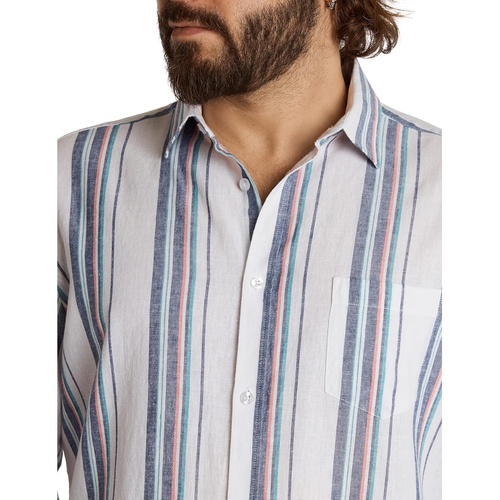  Johnny Bigg Big & Tall Madrid Stripe Linen Shirt