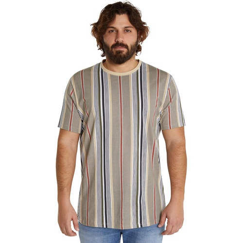  Johnny Bigg Big & Tall Denton Stripe Longline Tee