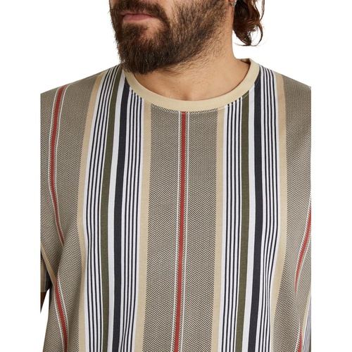  Johnny Bigg Big & Tall Denton Stripe Longline Tee