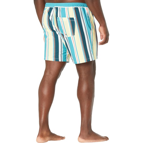  Johnny Bigg Big & Tall Cabana Stripe Stretch Swim Shorts