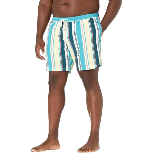  Johnny Bigg Big & Tall Cabana Stripe Stretch Swim Shorts