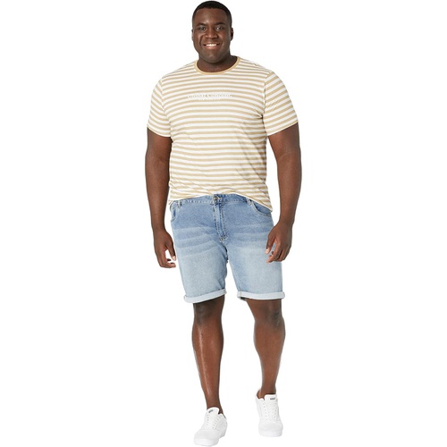  Johnny Bigg Big & Tall Ray Knit Denim Shorts