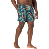 Johnny Bigg Big & Tall Jungle Leaf Stretch Swim Shorts