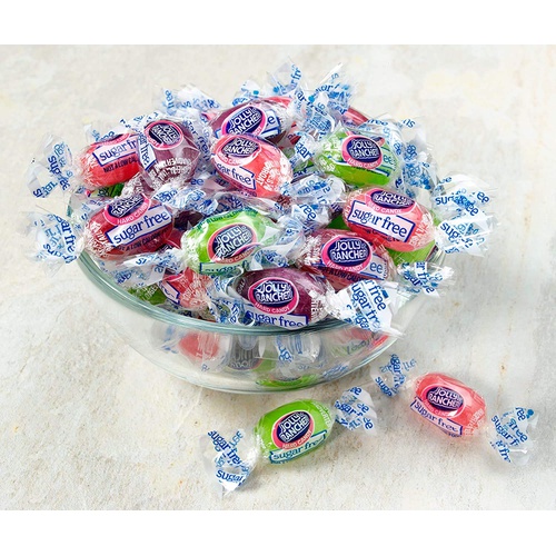  JOLLY RANCHER Hard Candy, Assorted Flavors, Sugar-Free, 3.6 Ounce Bag (Pack of 12)