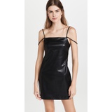 Jonathan Simkhai Jeslyn Vegan Leather Bandeau Mini Dress