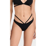 Jonathan Simkhai Emmalynn Solid Strappy Bikini Bottoms