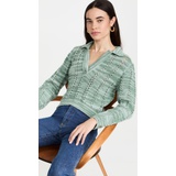 Jonathan Simkhai Berenice Long Sleeve Polo