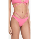 Jonathan Simkhai Emmalynn Solid Strappy Bikini Bottoms