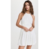 Jonathan Simkhai Bea Gauze Halter Mini Dress