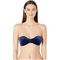 Jonathan Simkhai Velvet Bandeau Bikini Top