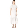 Jonathan Simkhai Embroidered Button Down Tee Dress