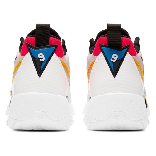 조던 Jordan Zoom 92 Sneaker_WHITE/ BLACK/ SIREN RED/ GOLD