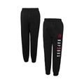 Big Boys Black Toronto Raptors Courtside Statement Edition Fleece Pants