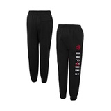 Big Boys Black Toronto Raptors Courtside Statement Edition Fleece Pants