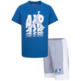Little Boys Galaxy Graphic T-Shirt & French Terry Shorts 2 Piece Set