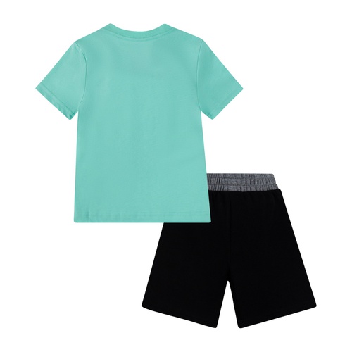 조던 Little Boys Rise Graphic T-Shirt & French Terry Shorts 2 Piece Set