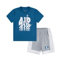 Little Boys Galaxy Tee and Shorts Set