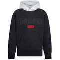 Big Boys Logo Embossed Heathered Fleece Hoodie