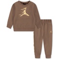 Little Boys Flight MVP Fleece Crewneck Top & Jogger Pants 2 Piece Set