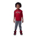 Toddler Boys Arched Fleece Pullover Hoodie and Pants 2 Piece Set