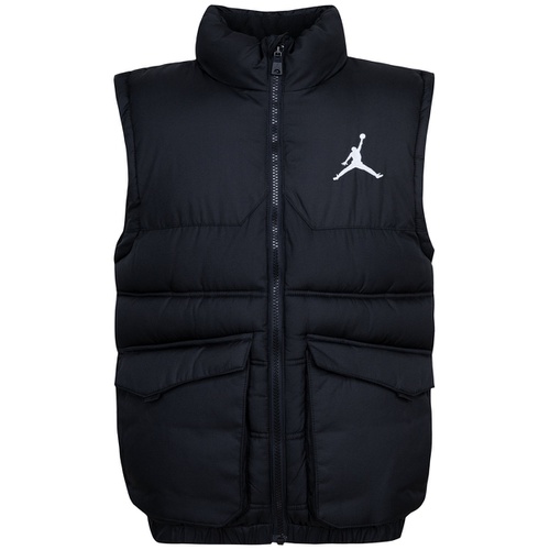 조던 Big Boys Logo Fleece-Lined Faux-Down Puffer Vest