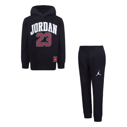 조던 Little Boys Jersey Pack Pullover Hoodie and Jogger Pants Set