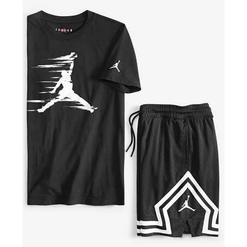 조던 Big Boys MVP Motion Jumpman Graphic Short-Sleeve T-Shirt