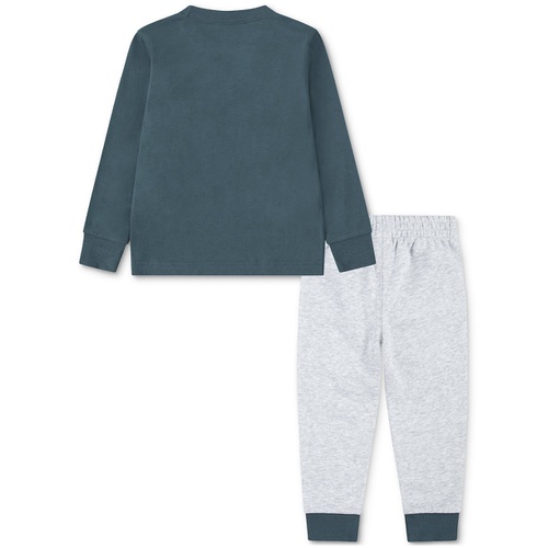 조던 Little Boys PE Long Sleeve T Shirt & Jogger Pants 2 Piece Set