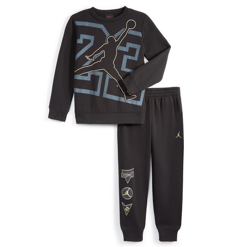 조던 Little Boys See Me Shine” Crew and Pants 2 Piece Set