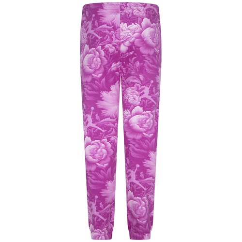 조던 Big Girls Brooklyn Floral-Print Fleece Pants