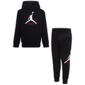 Little Boys Jump Man Flight Pullover Hoodie and Pants 2 Piece Set