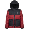 Big Boys Printed Full Zip Hooded Puffer Jacket