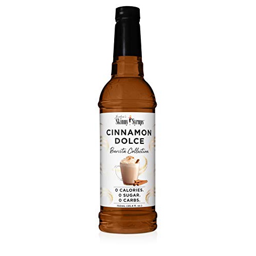  Jordans Skinny Mixes Jordan’s Skinny Syrups Cinnamon Dolce, Sugar Free Flavoring Syrup, 25.4 Ounce Bottle