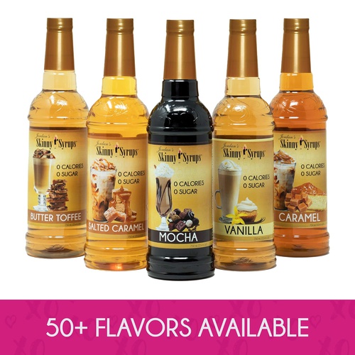  Jordans Skinny Mixes Jordan’s Skinny Syrups Peanut Butter Cup, Sugar Free Flavoring Syrup, 25.4 Ounce Bottle