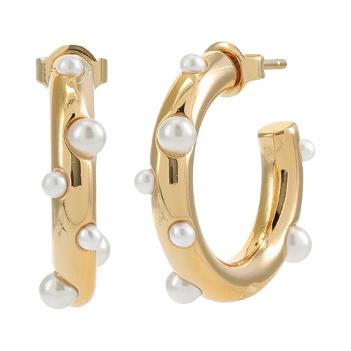  Joy Dravecky Savannah Pearl Hoop Earrings