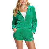 Juicy Couture Cropped Zip-Up