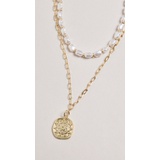 Jules Smith Pearl Coin Necklace