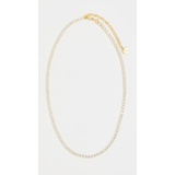 Jules Smith Dainty Crystal Chain Necklace