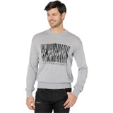 Just Cavalli Tricot-Knit Sweater with Just Code Graphic