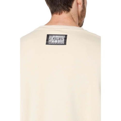  Just Cavalli Soho Crew Neck Sweatshirt with Palm Spring Logo Print