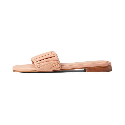  KAANAS Pekan Ruched Leather Slide