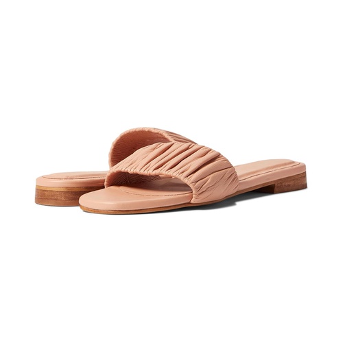  KAANAS Pekan Ruched Leather Slide