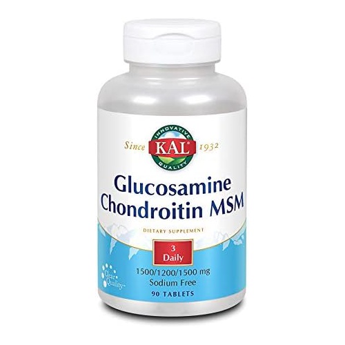  KAL Glucosamine Chondroitin Msm Tablets, 90 Count