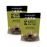 KATES Kate’s Real Food Organic Granola Bites, Non-GMO, All-Natural Ingredients, Gluten-Free and Soy-Free Healthy Snack with Natural Flavors, Peanut Butter and Dark Chocolate (Pack of 2)