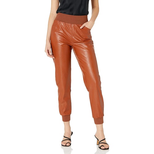  KENDALL + KYLIE womens Vegan Leather Jogger