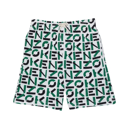 겐조 Kenzo Kids Pique All Over Shorts (Toddleru002FLittle Kids)